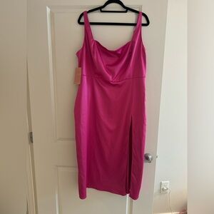 NWT- BHLDN Pink/Rose Satin Midi Size XXL
